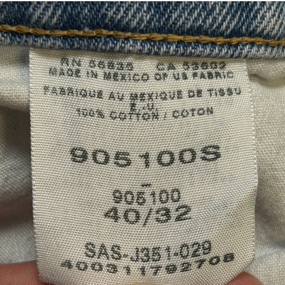 Vintage 90s Cabela's Rugged Outdoor Gear Jeans 42x40 Made in Mexico - Picture 6 of 11